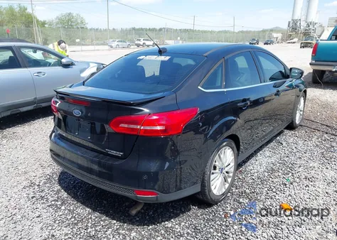 2016 Ford Focus Titanium from USA, damaged, VIN 1FADP3J28GL393422